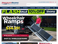 Tablet Screenshot of discountramps.com